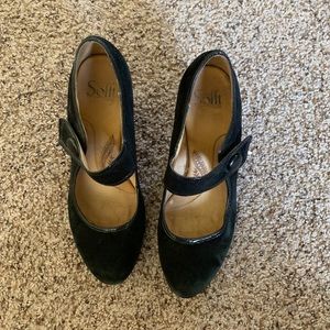 Black Mary Jane Sofft Heels